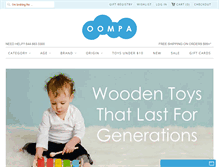 Tablet Screenshot of oompa.com